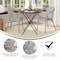 Flash Furniture Marseille French Bistro Stacking Chair w/Arms, Black/White Textilene and Bamboo Alum Frame, 2PK 2-SDA-ADS642108-BLKWH-LTNAT-GG - alternate 10